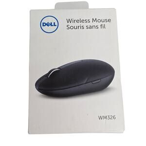 Dell Black  Wireless Mouse Model WM326 New in Box
